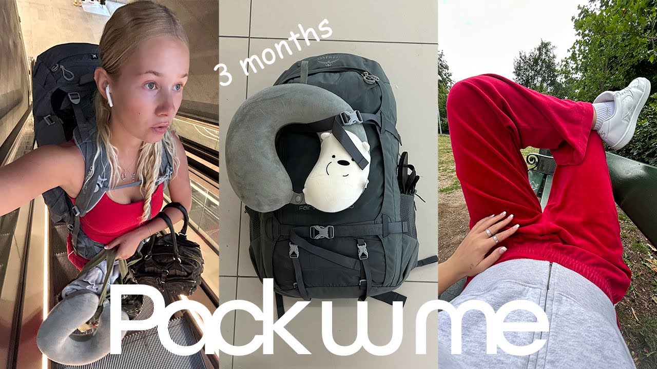 PACK WITH ME TO BACKPACK FOR 3 MONTHS | traveling Europe