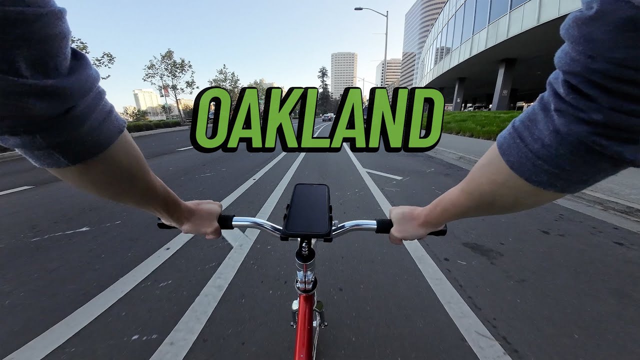 Biking around Oakland