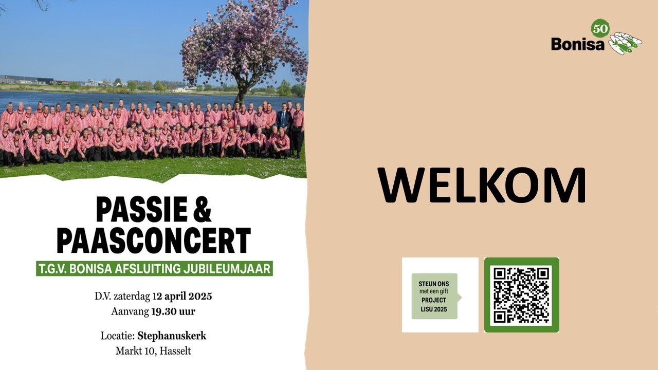 PASSIE & PAASCONCERT met EILAND URK en AFSLUITING JUBILEUMJAAR 