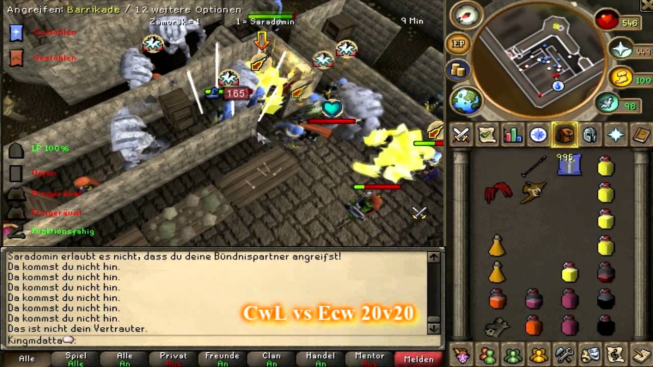 CwL vs Ecw 20v20 - 16/09/2012
