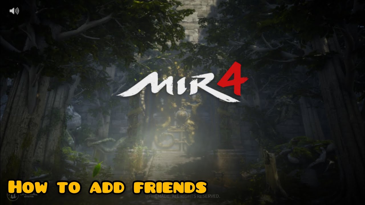 How to add friends / send friend request in Mir4 | mir4 gameplay