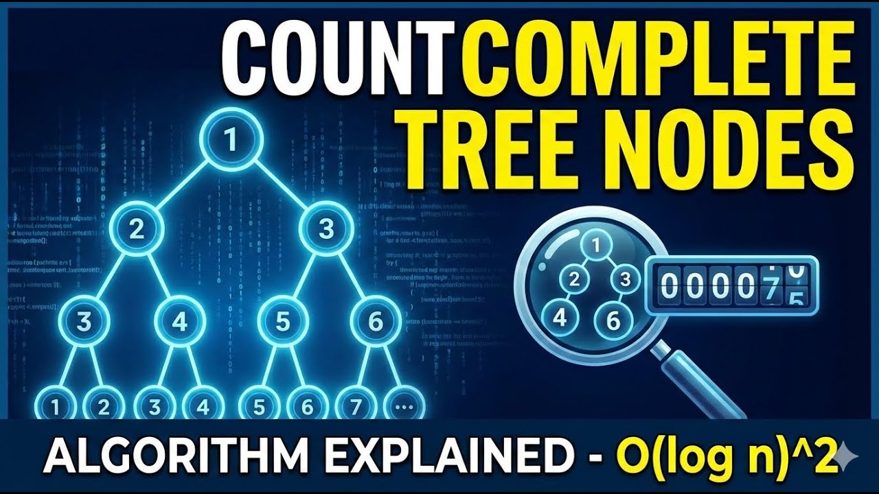 💥 COUNT COMPLETE TREE NODES — TOPNOTCH TRICK! | Binary Tree Interview Question | Mission 150