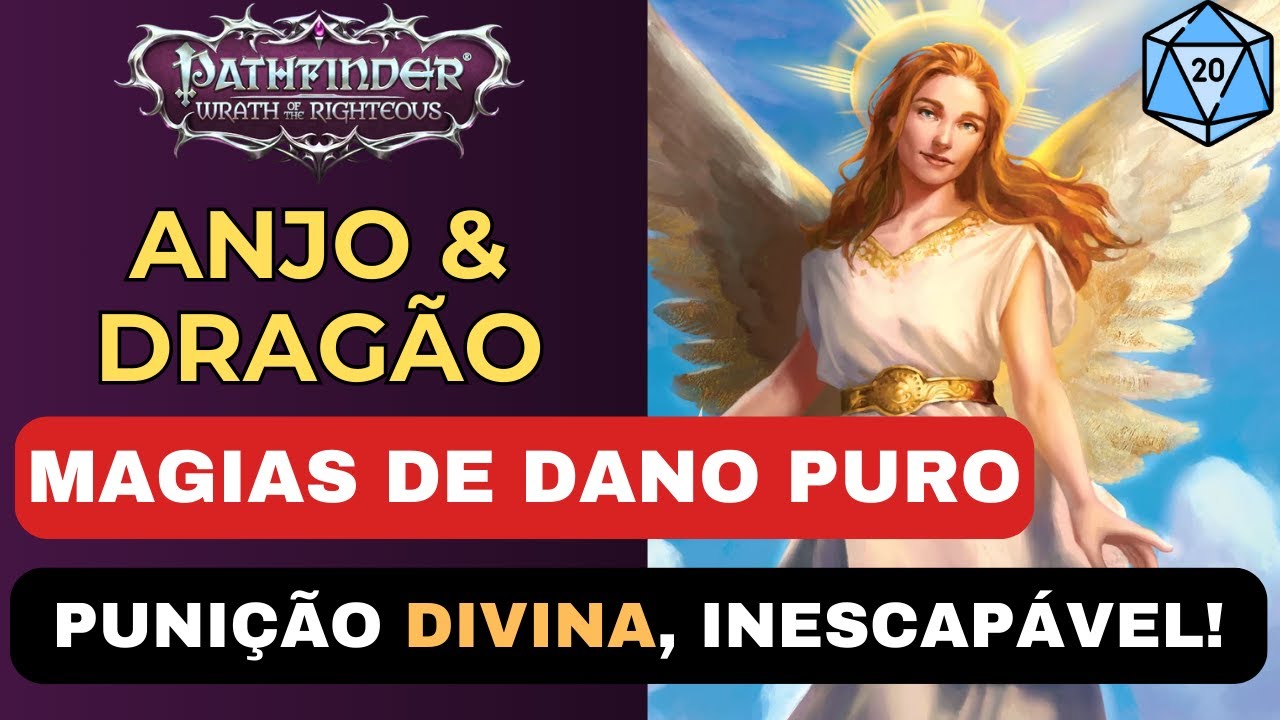 Pathfinder Wrath of the Righteous - Conjurador Divino Anjo Dragão Dourado