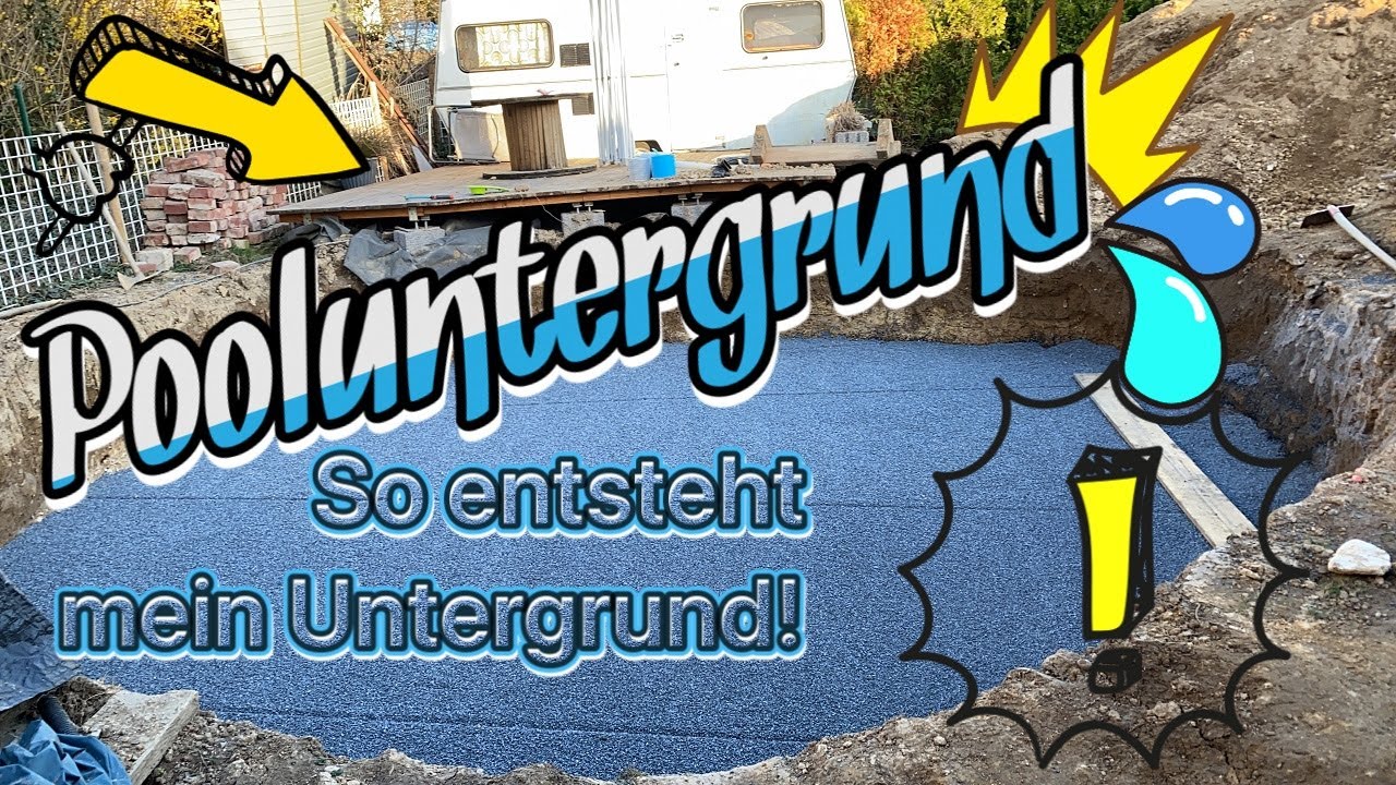 ⚠️ Aufbau Pooluntergrund Intex / Bestway Pool ✅