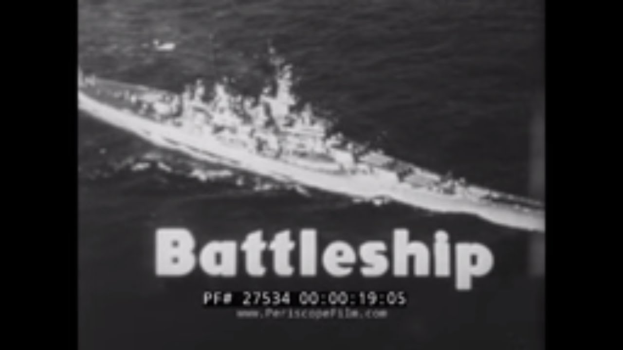 TOUR OF IOWA CLASS  BATTLESHIP USS WISCONSIN BB-64   1950s 