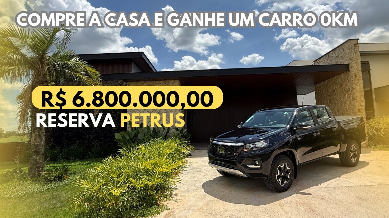 CASA ALTO PADRÃO A VENDA EM INDAIATUBA - SP | COMPRE A CASA E GANHE UM CARRO 0KM