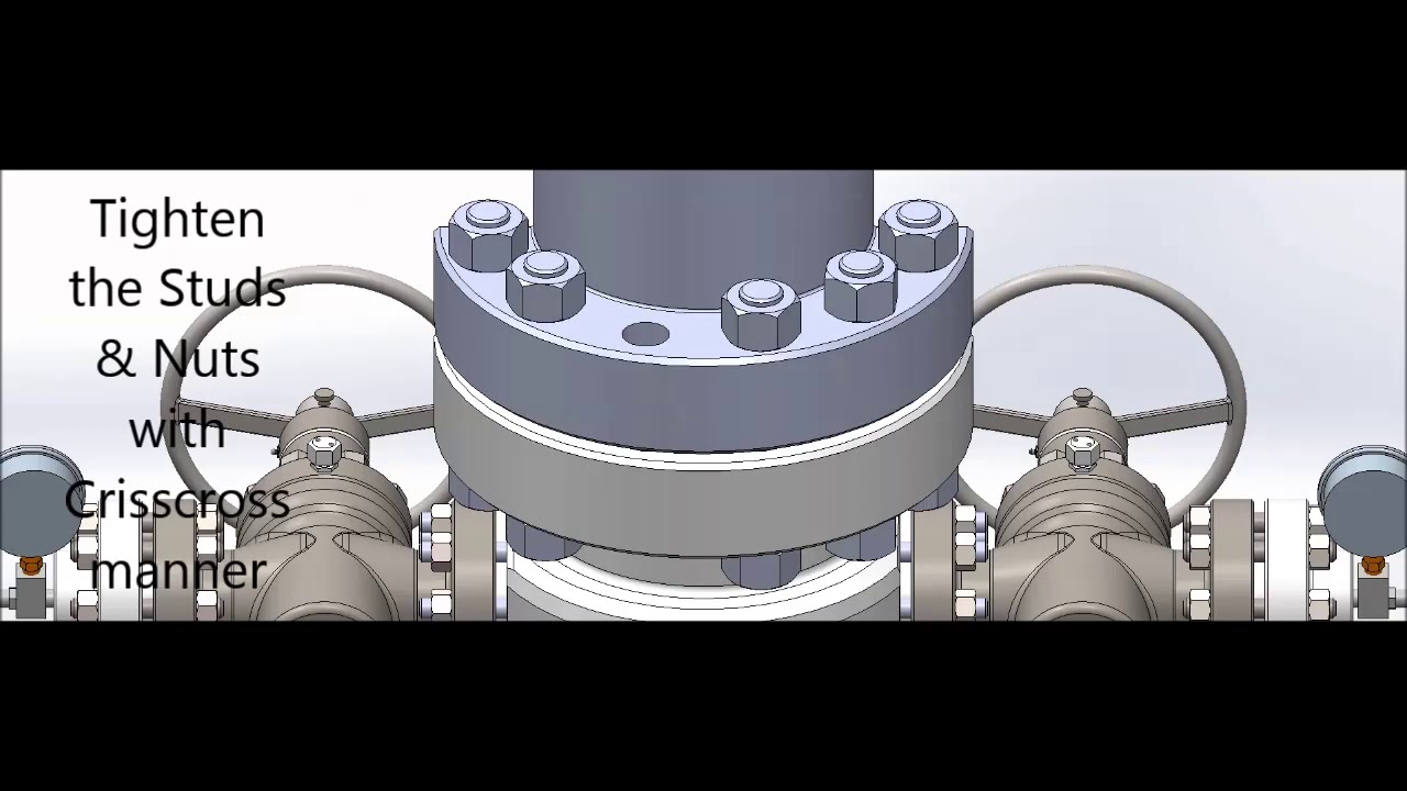 Solidworks Animation for Wellhead Installation