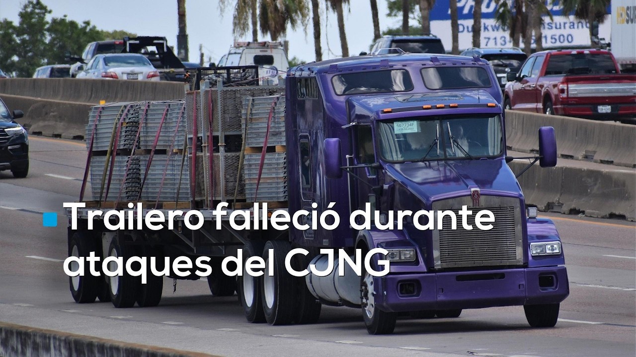 LE DAN EL ÚLTIMO ADIÓS al trailero que murió en el 