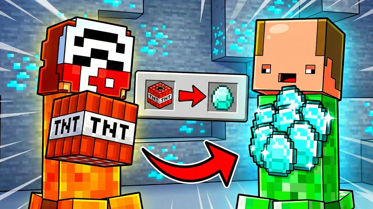 TROLL Creeper vs ZENGİN Creeper ( Minecraft )