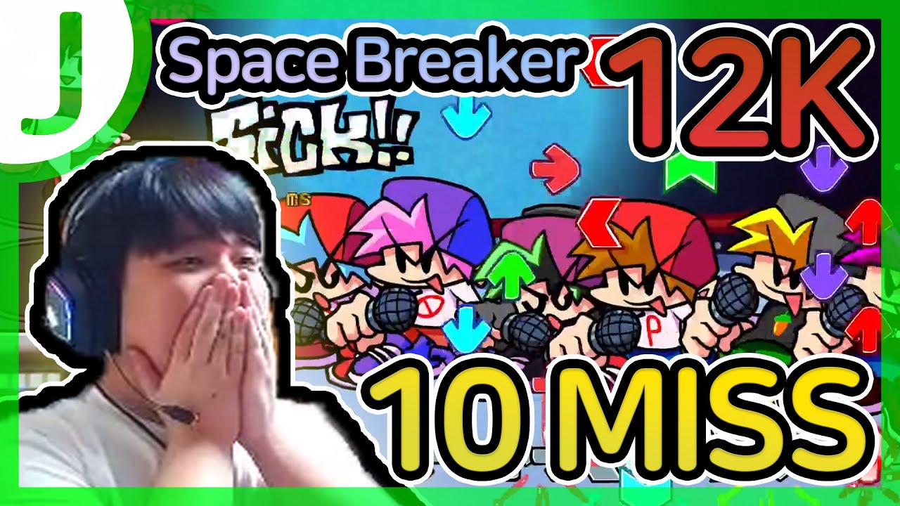 [J/FNF 12K] (WORLD RECORD) Space Breaker 88% 10 MISS!!!!!! || 2 Shaggy X 2 Matt VS 6 BFs