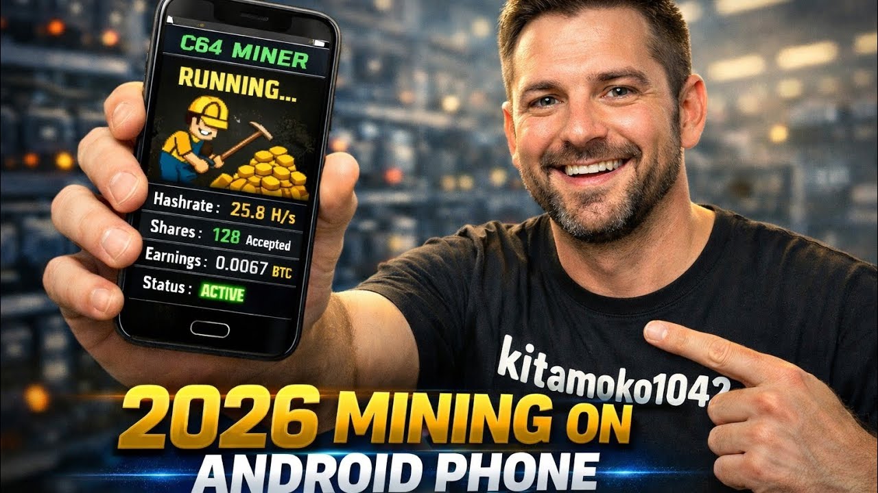 2026-Mining (c64) on Android phone  @kitamoko1042 