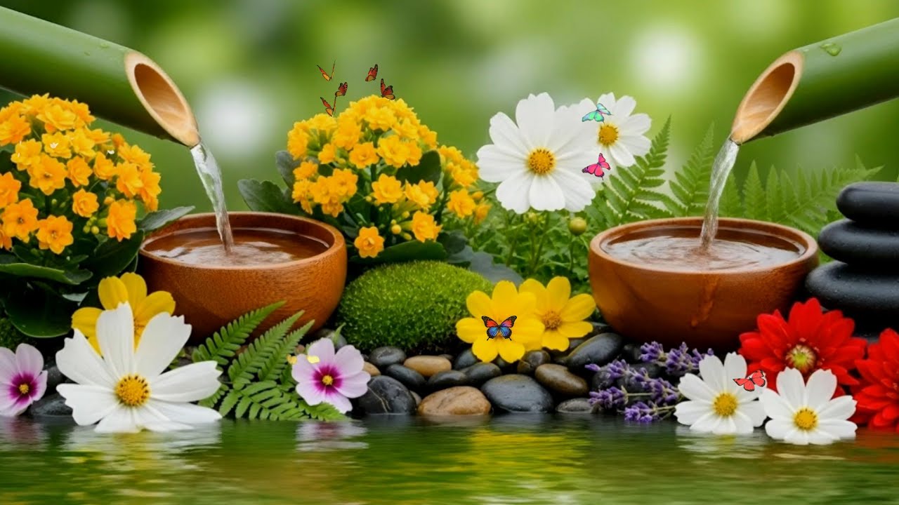 Peaceful Piano & Gentle Water Sounds for Deep Relaxation, Sleep Better, Meditation 