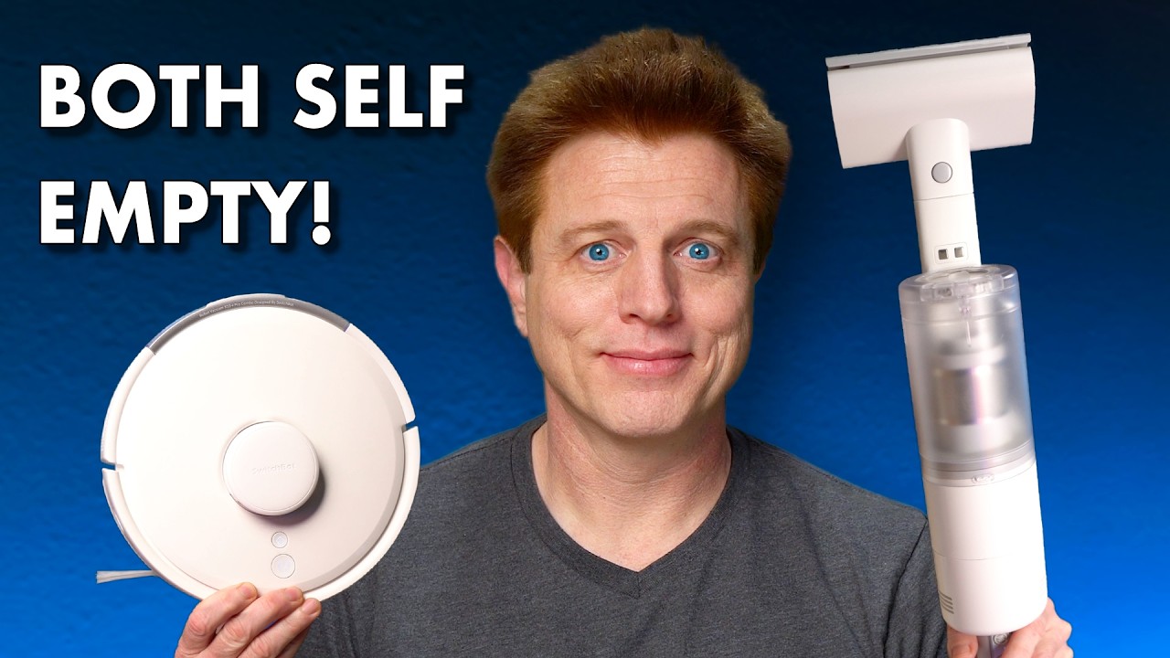 World's Smallest Robot Vacuum & Handheld Self Empty! (SwitchBot K10+ Pro Combo)