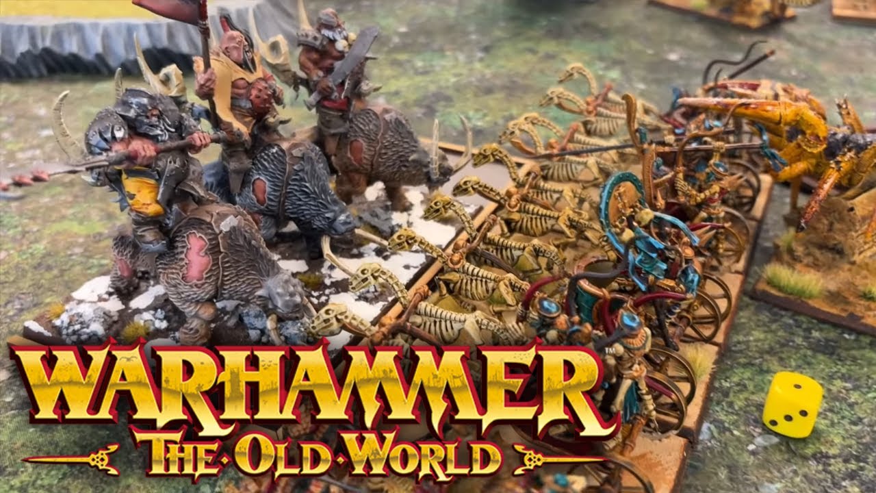 Warhammer the Old World Battle Report: 2000 очков контроля над Башнями. Цари гробниц против огров.