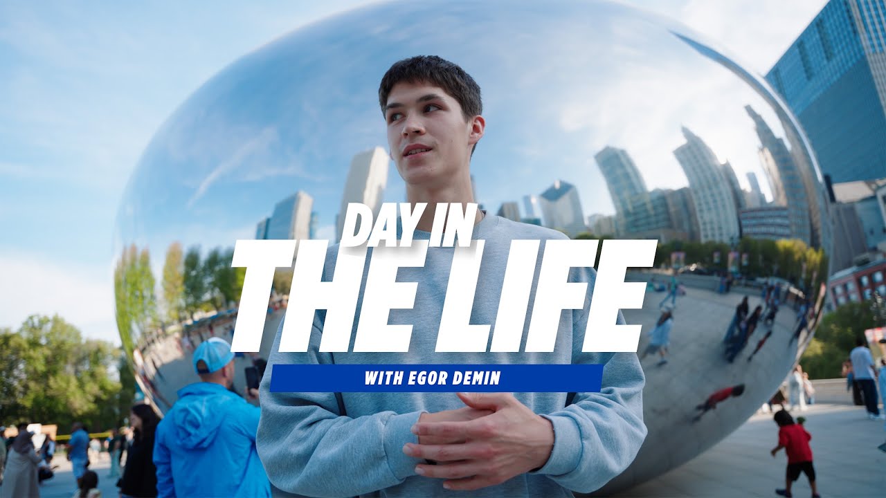 DAY IN THE LIFE: EGOR DEMIN | NBA Draft Combine in Chicago | BYU Men's Basketball