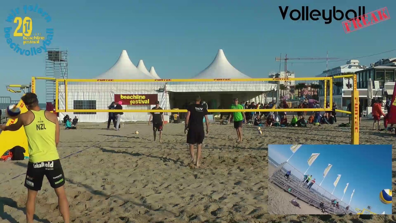 Beachvolleyball: So verteidigt man einen Angriff durch die Mitte!