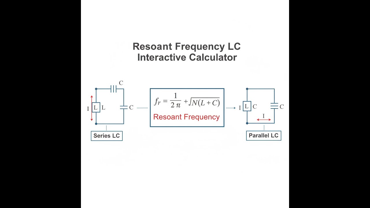 Resonant Frequency LC Calculator - Instructions Video