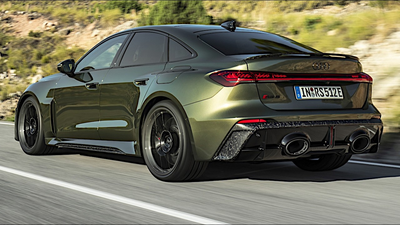 2026 Audi RS 5 - 2.9 twin-turbo V6 - Hybrid 639 PS (stock exhaust sound, sedan)