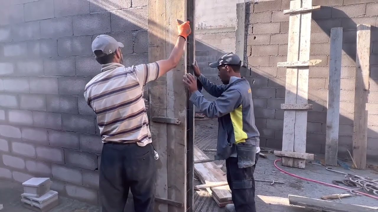 تعلم كيف تعمل نجارة عمود بطريقة سهلة مع حائط