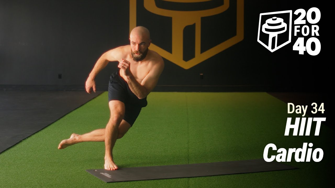 40 Day Bodyweight Fitness Challenge | No Talking, All Levels || Day 34 - HIIT Cardio