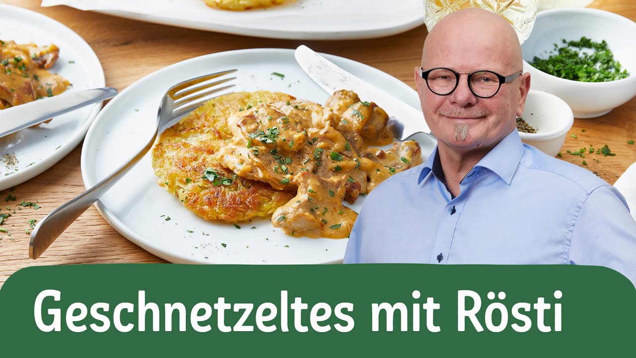 Geschnetzeltes mit Rösti | REWE Deine Küche