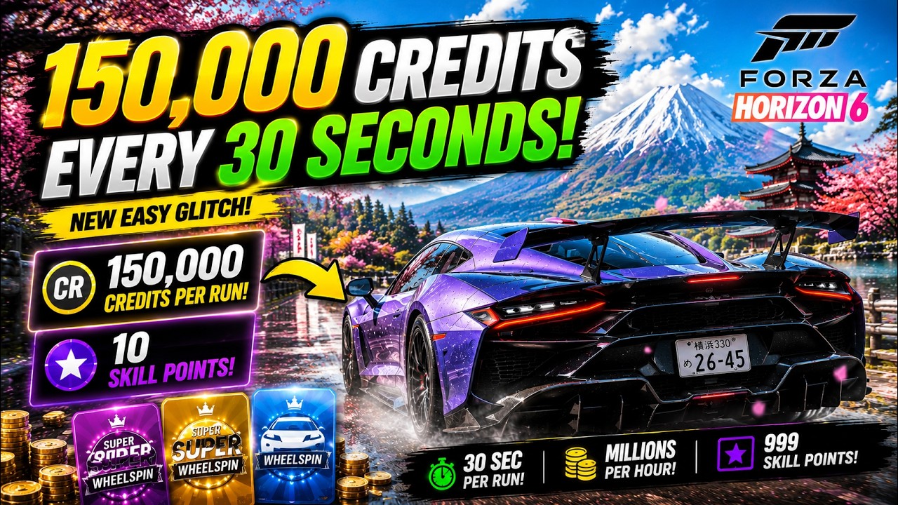 Forza Horizon 6 | NEW 9 MILLION Credit Glitch! ( BEST WORKING GLITCHES )