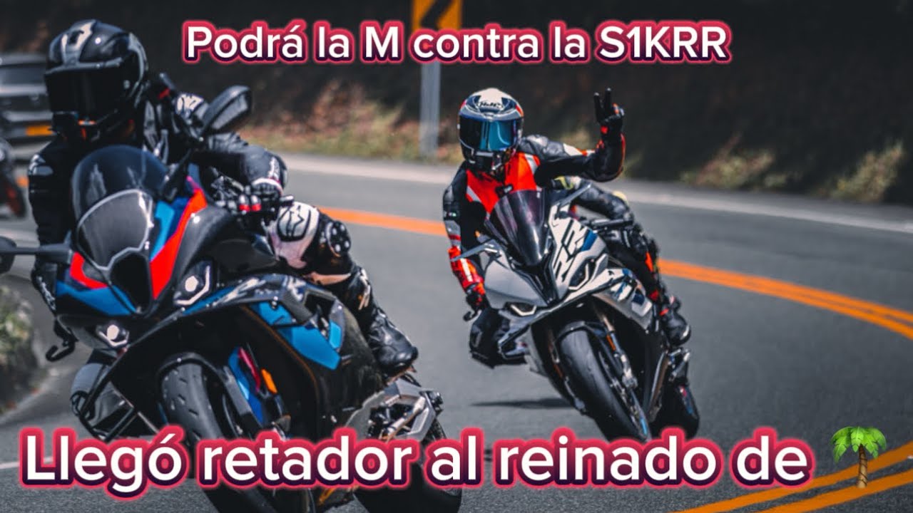 BMW S1000RR vs M1000RR rodada callejera 🌴🔥 resubido en 4K