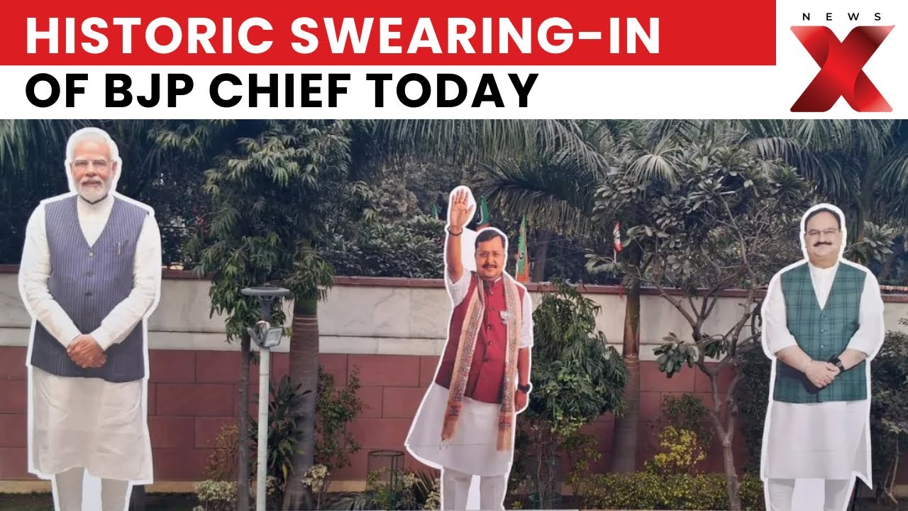 Delhi BJP Headquarters Abuzz as Nitin Nabin Sworn In as National President