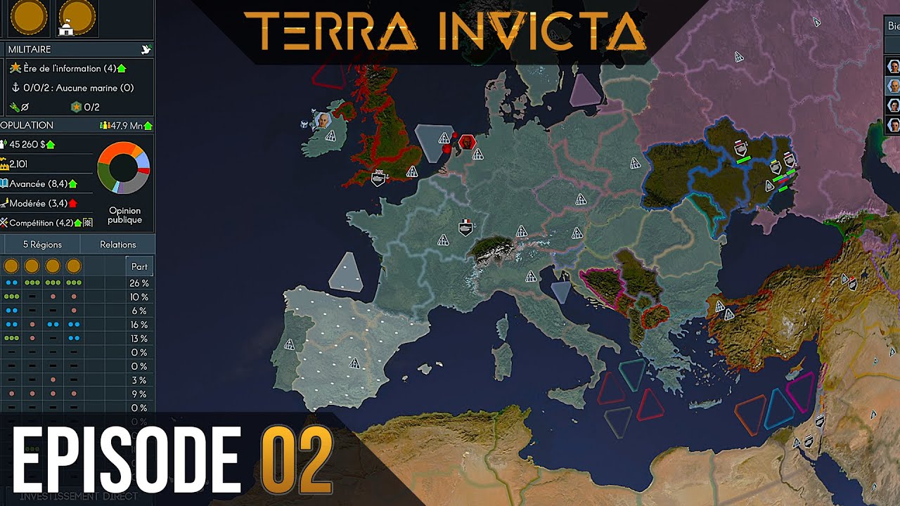 TERRA INVICTA EP 2 ► Speedrun capture France & Allemagne