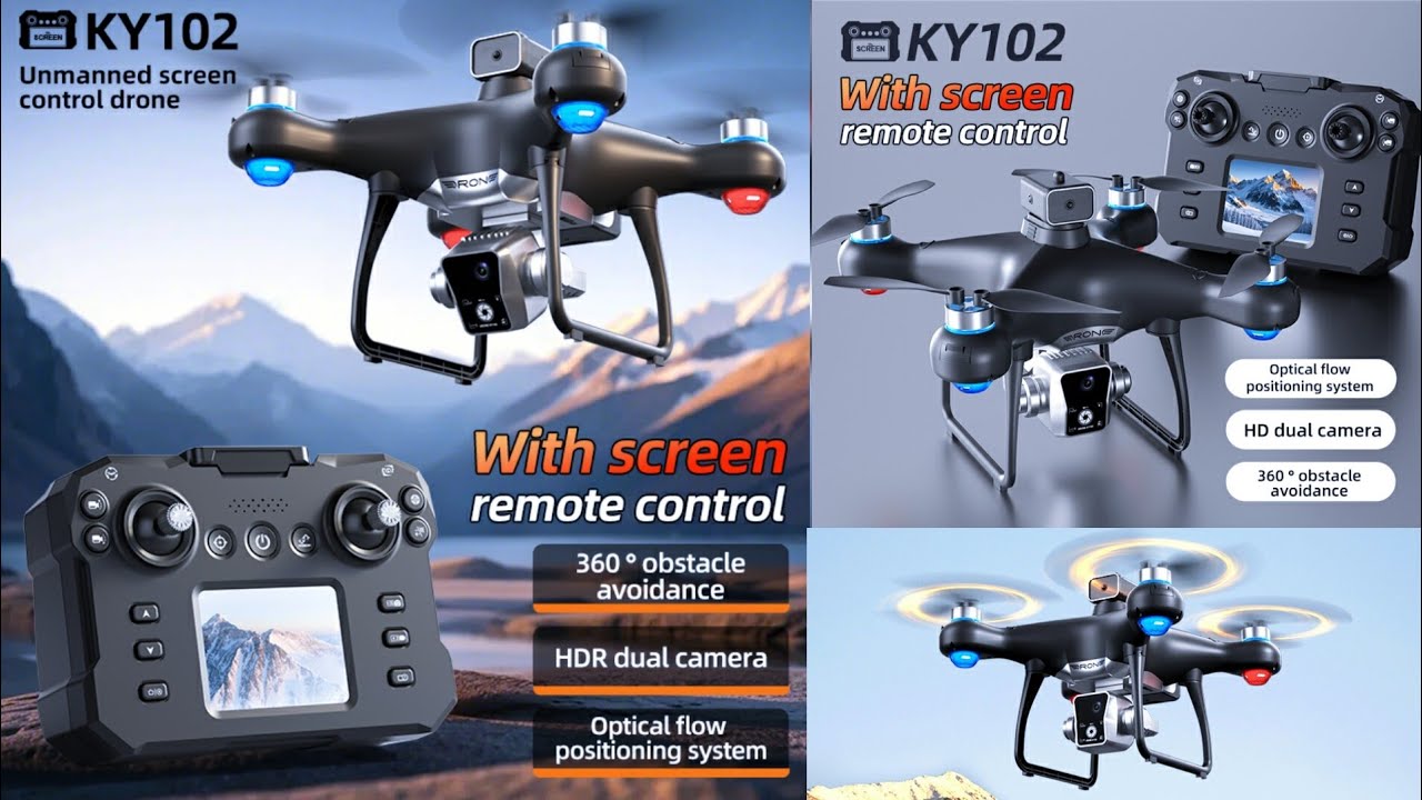 KY102 With Screen Rc Drone click buy drone