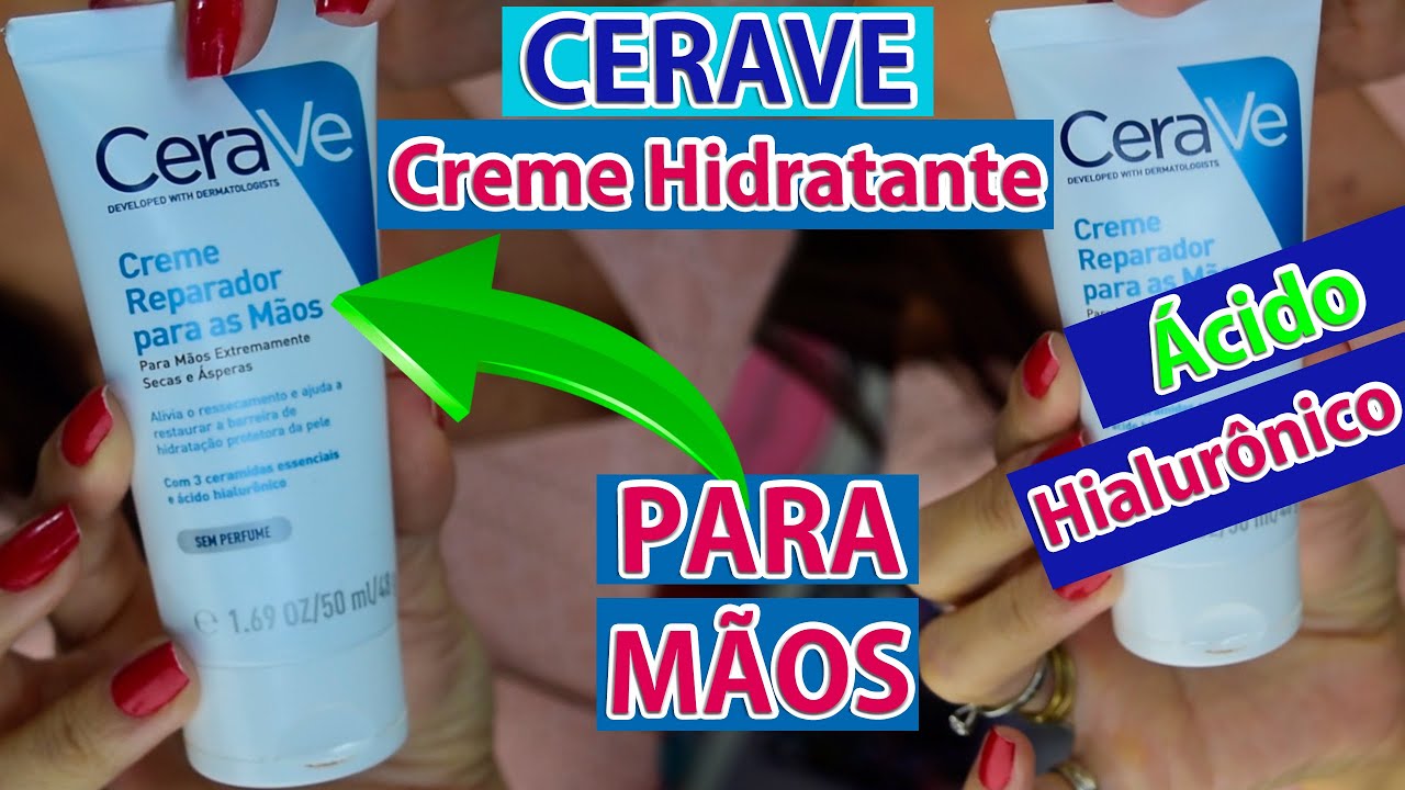 CERAVE CREME HIDRATANTE PARA M&Atilde;OS RESSECADAS, EXTREMAMENTE SECAS E &Aacute;SPERAS! SER&Aacute; QUE FUNCIONA?!