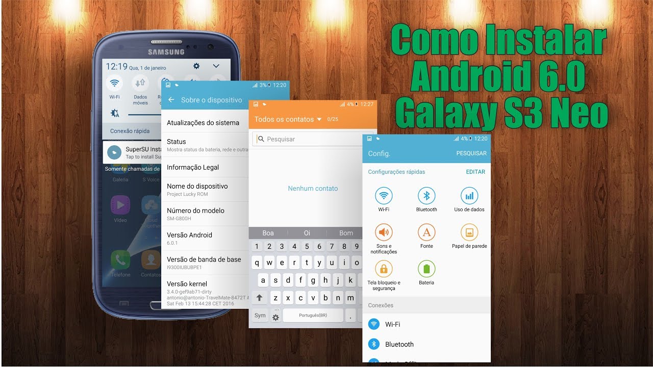 COMO INSTALAR ROM (ANDROID) 6.0  Marshmallow NO SEU GALAXY S3 NEO| 2017