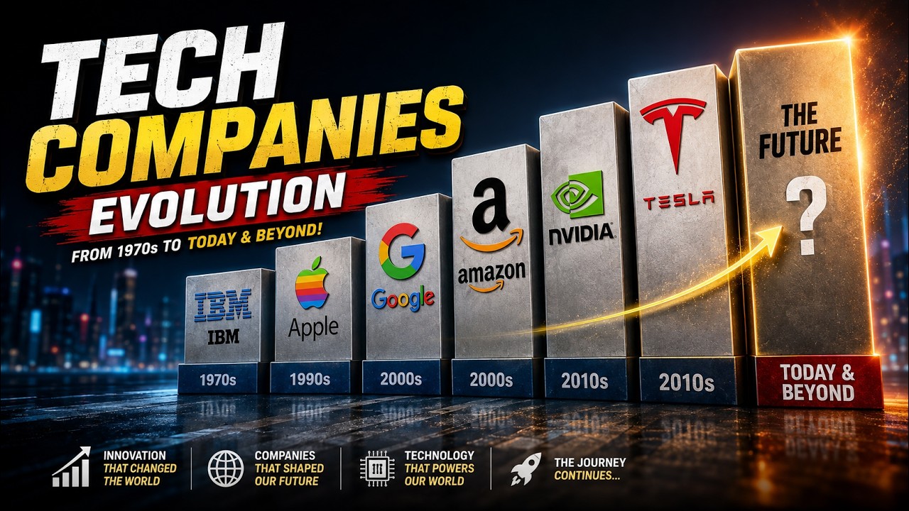 Evolution of Tech Gaints, Companies (1846 to 2026) Hardware Giants of 2026| 3D COMPARISON