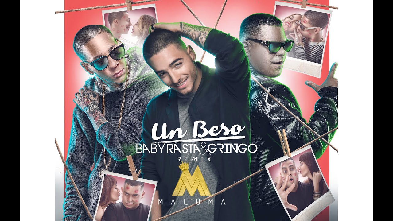 Baby Rasta y Gringo Feat Maluma - Un Beso Remix (Video Lyrics)