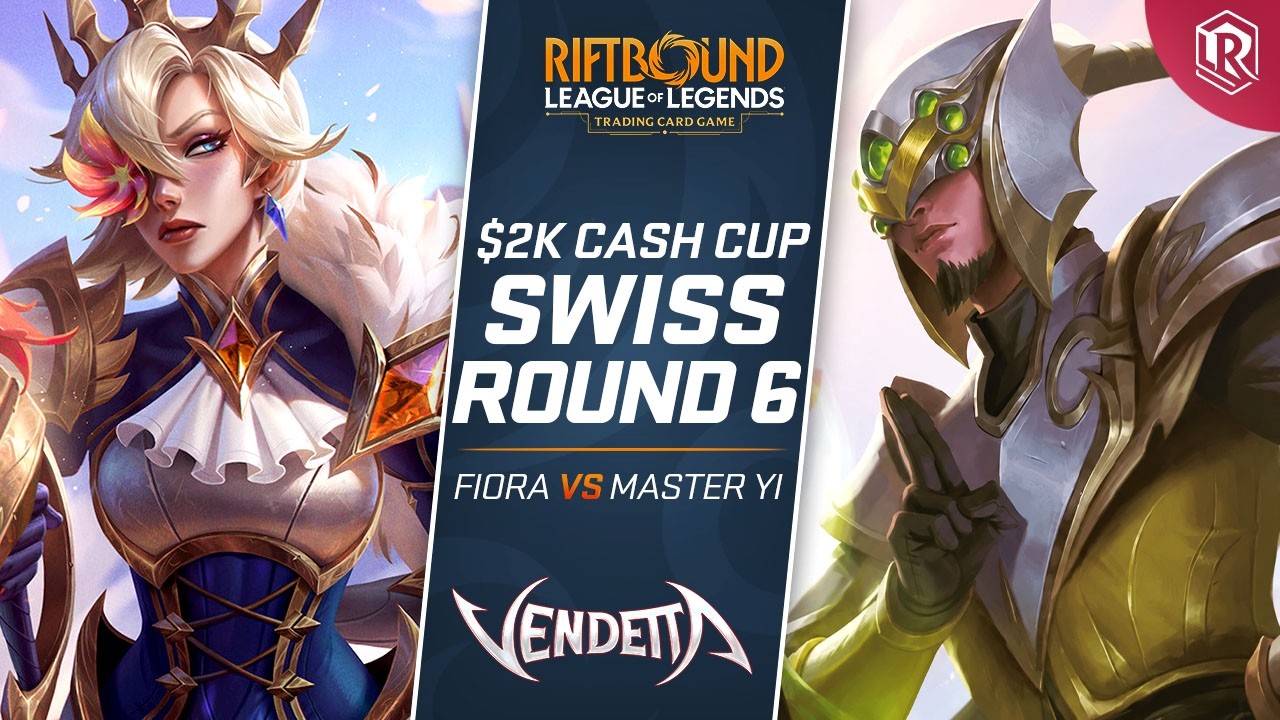 Fiora vs Master Yi | $2K Riftbound Vendetta Cash Cup - Round 6