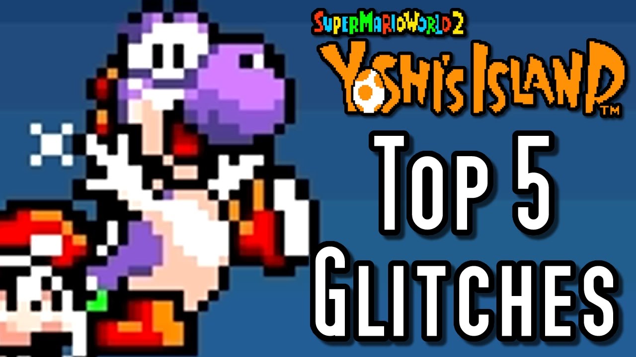 Super Mario World 2 TOP 5 GLITCHES in Yoshi's Island (SNES)