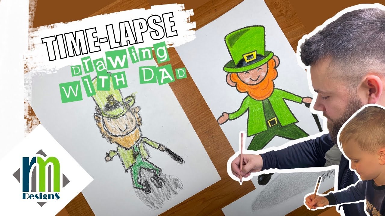 Drawing with Dad - Leprechaun | RM Designs15