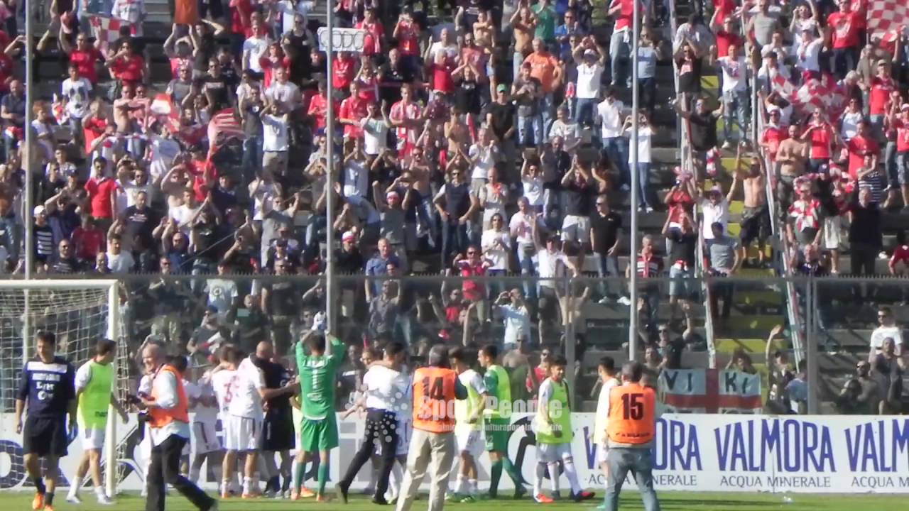 Piacenza tifo ed esultanza finale a Cremona, Lega Pro 2016-17