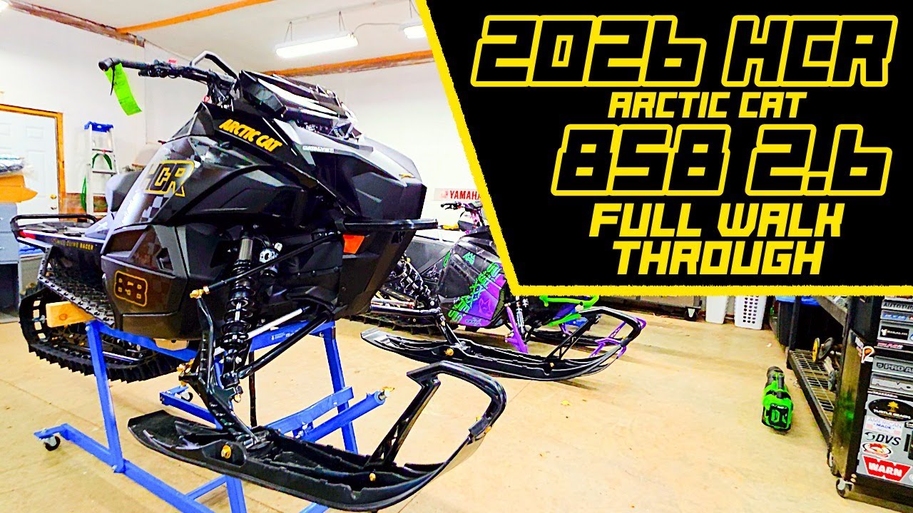 Снегоход HCR 858 ARCTIC CAT 2026 года | Подробный обзор