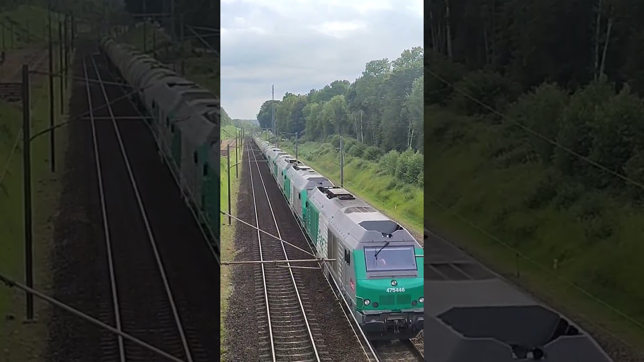 4 #bb75000 &agrave; la t&ecirc;te d'un #fret #SNCF &agrave; #trilport