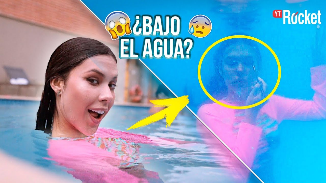 Me Maquillo Bajo El Agua 💄😱  - Daniela Salazar