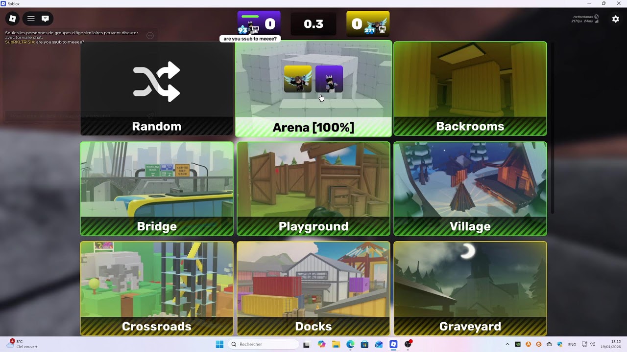 Rivals gameplay sayss your pseudo in the chat !!!