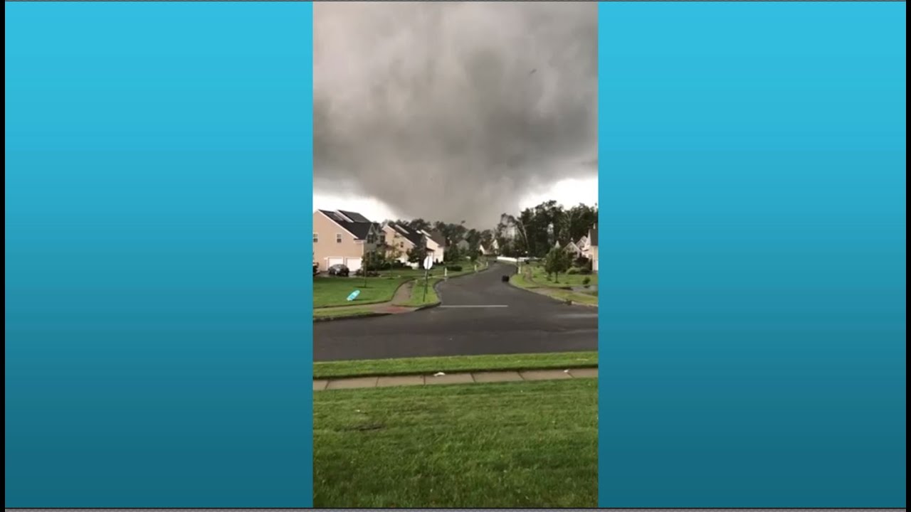 Raw footage of the Mullica Hill tornado Wednesday