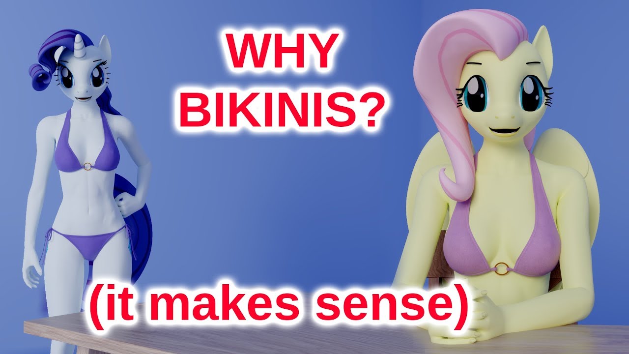 👙 WHY BIKINIS??? | Fluttershy teaches why it MAKES SENSE