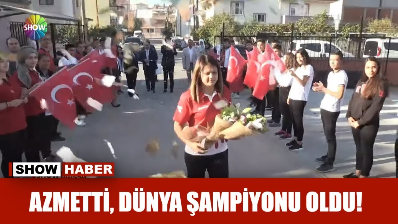 Azmetti, dünya şampiyonu oldu!