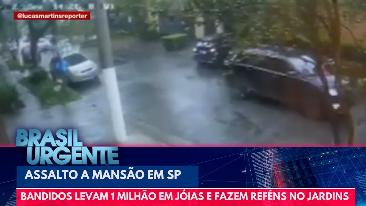 Bandidos roubam mansão no Jardins e levam 1 milhão de reais em joias | Brasil Urgente