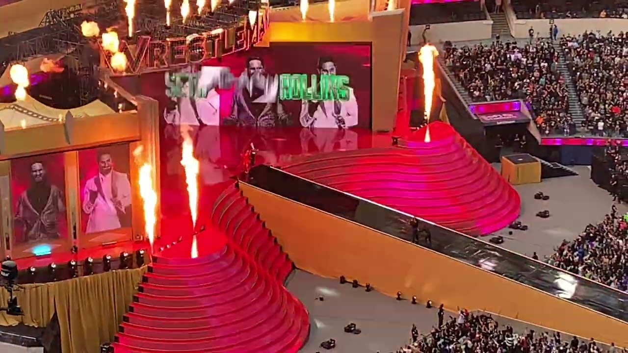 Logan Paul & Seth Rollins Live Entrances (Wrestlemania 39)