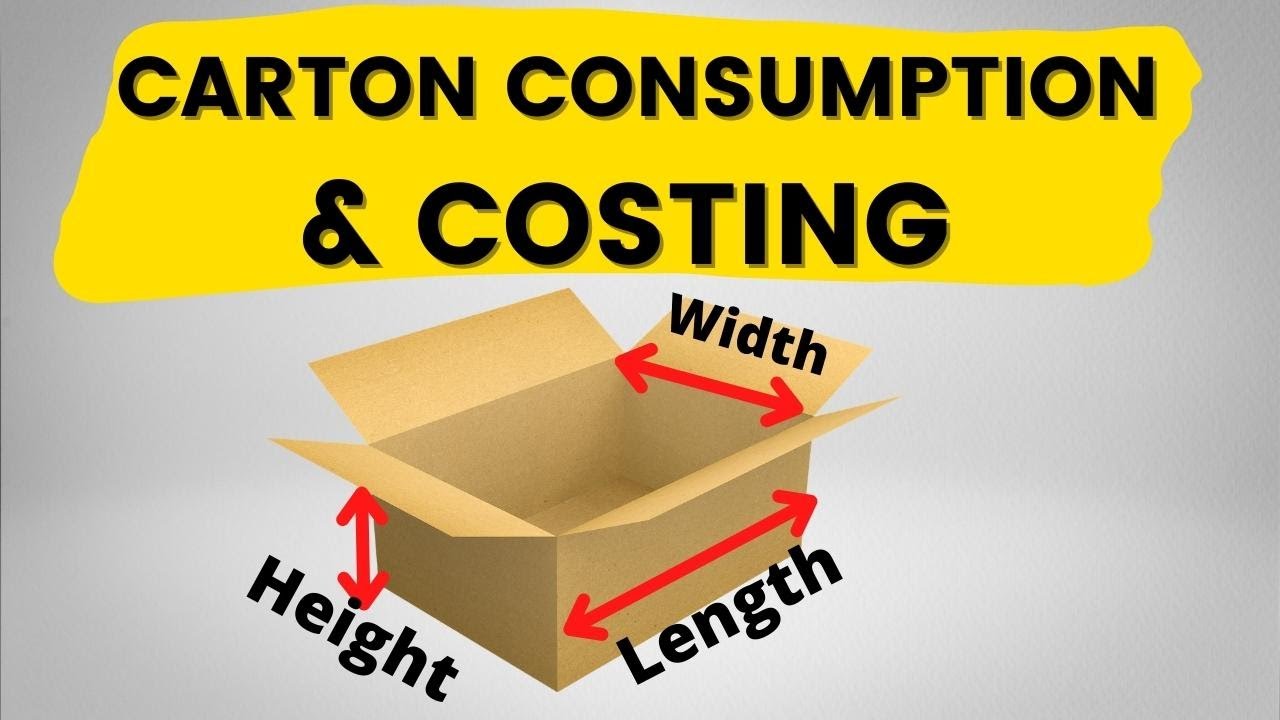 Carton Consumption & Costing /carton consumption calculation and costing || Garments Merchandiser