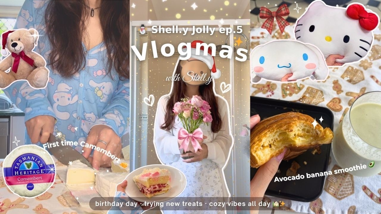 🌟𝐕𝐥𝐨𝐠𝐦𝐚𝐬 › Birthday Week 🌸, Trying Camembert 🧀 & Hunting Kmart Clearance 🛒｜❄️ 𝐒𝐡𝐞𝐥𝐥.𝐲 𝐉𝐨𝐥𝐥𝐲 𝐞𝐩.𝟓