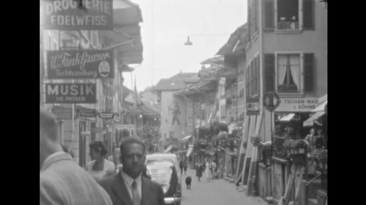 Thun 1953 archive footage